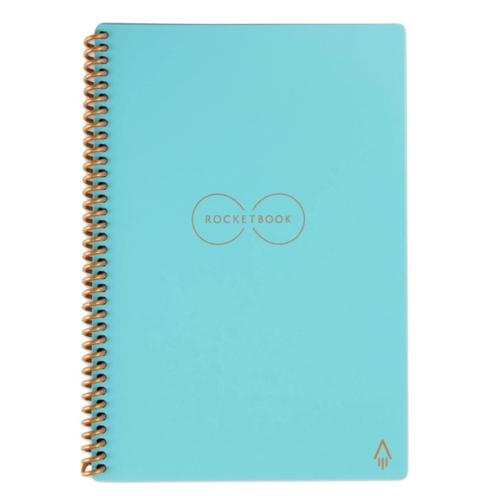 Rocketbook Core Smart Notebook, Dot-Grid, 36 Pages, 6"x8.8", Teal